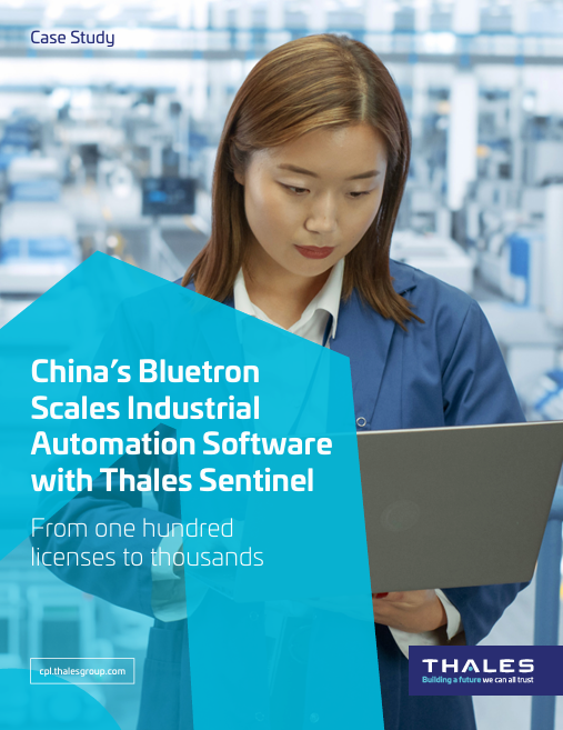 China’s Bluetron Scales Industrial Automation Software with Thales Sentinel