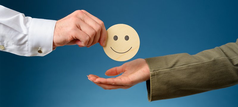 customer satisfaction smile